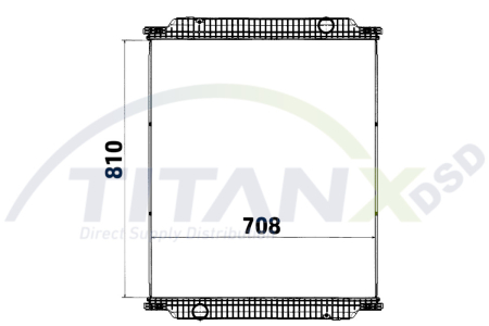 Radiator apa - Radiator motor potrivit MAN HOCL, LION'S CITY, SL II, SÜ D0826LOH10-E2876LUH03 dupa 2000 (fara carcasa)