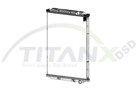 Radiator apa - Radiator motor potrivit RVI KERAX DXi11/DXi13 dupa 2005 (fara carcasa)