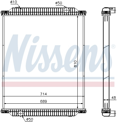Radiator motor potrivit RVI PREMIUM dCi11B/43-MIDR06.02.26W/4 dupa 1996 (fara carcasa) [2]