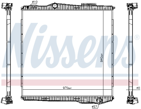 Radiator motor potrivit SCANIA G I, K I, P I, R I DC09.108-DT16.08 dupa 2003 (fara carcasa) [1]