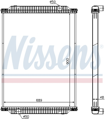 Radiator motor potrivit SOLARIS potrivit BOVA FUTURA, MAGIQ; SOLARIS URBINO I, URBINO II, URBINO III D0826LOH17-XE315C dupa 1998 (fara carcasa) [1]
