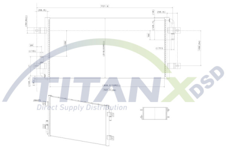 Radiator motor potrivit VOLVO FM, FM II D11A-370-D9B380 dupa 2005 (fara carcasa, temperatura scazuta) [1]