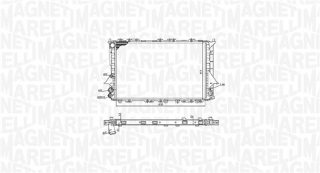Radiator motor (Manual) potrivit AUDI 100 C4, A6 C4 1.8-2.5D [1]