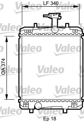 Radiator motor (Manual) potrivit CITROEN C1, C1 II; PEUGEOT 107, 108; TOYOTA AYGO 1.0/1.2 [2]