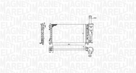 Radiator motor (Manual) potrivit FIAT PUNTO 1.4 [1]