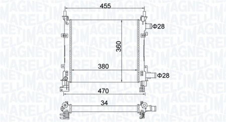 Radiator motor (Manual) potrivit FORD KA 1.3 [1]