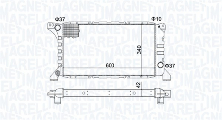 Radiator motor (Manual) potrivit PEUGEOT 307 1.4 [1]