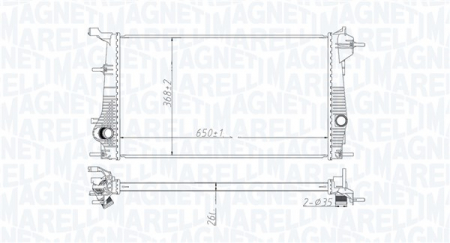 Radiator motor potrivit RENAULT FLUENCE, GRAND SCENIC III, MEGANE, MEGANE III, SCENIC III 1.6ALK-2.0D (Manual) [1]