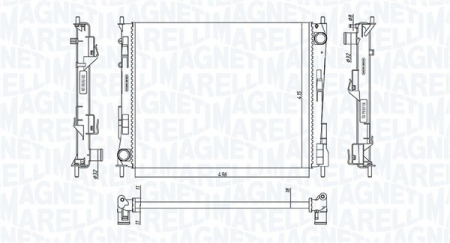 Radiator motor (Manual) potrivit RENAULT TWINGO II 1.2/1.6 [0]