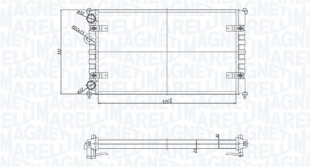 Radiator motor (Manual) potrivit SEAT CORDOBA, CORDOBA VARIO, IBIZA II, INCA, TOLEDO IV; VW CADDY II, CADDY II/MINIVAN, POLO, POLO III CLASSIC 1.2-1.9D