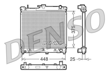 Radiator apa - Radiator motor potrivit SUZUKI JIMNY 1.3 dupa 1998 (manual)