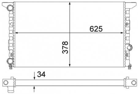 Radiator motor (Manual) potrivit VW GOLF IV 1.6-2.0 [0]