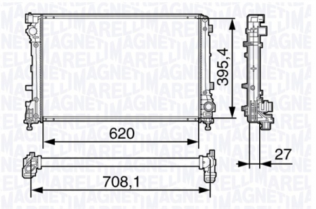 Radiator motor potrivit ABARTH 500 / 595 / 695, 500C / 595C / 695C 1.4 [1]