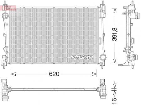Radiator motor potrivit ALFA ROMEO MITO; FIAT PUNTO 0.9 [2]