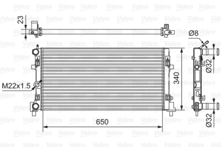 Radiator motor potrivit AUDI A1; SEAT IBIZA IV, IBIZA IV SC, IBIZA IV ST, IBIZA IV/HATCHBACK, TOLEDO IV; SKODA FABIA II, FABIA II PRAKTIK, FABIA III, FABIA III PRAKTIK 1.0-2.0 2006-2022 [1]