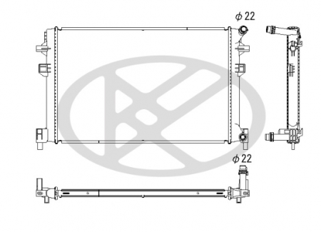 Radiator motor potrivit AUDI A3, A5, Q2, Q3, TT; SEAT ATECA, LEON, LEON SC, LEON ST, TARRACO; SKODA KODIAQ I, OCTAVIA III, SUPERB III; VW ARTEON, CADDY CALIFORNIA V CAMPER 1.2-2.0D [2]