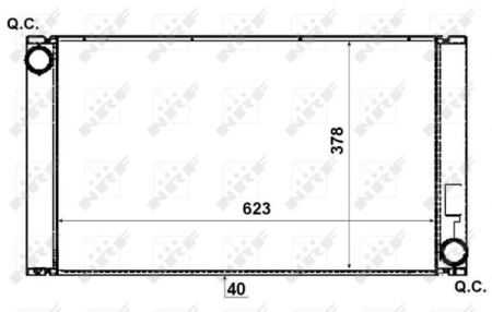Radiator motor potrivit BMW 5 (E60), 5 (E61) 2.0D/2.5D/3.0D 2002-2010 [1]