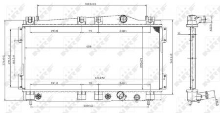 Radiator motor potrivit CHRYSLER NEON; DODGE NEON; PLYMOUTH NEON 2.0 [1]