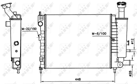 Radiator motor potrivit CITROEN AX 1.0/1.1/1.4 07.86-12.98 [2]