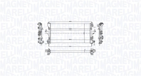 Radiator apa - Radiator motor potrivit CITROEN JUMPER II; PEUGEOT BOXER 3.0D 04.06-