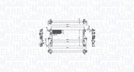Radiator apa - Radiator motor potrivit FIAT DUCATO 2.3D dupa 2011