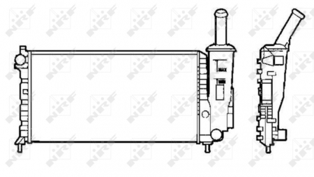 Radiator motor potrivit FIAT PUNTO 1.2 [0]