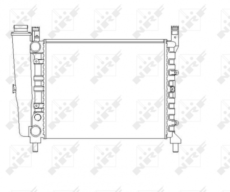 Radiator apa - Radiator motor potrivit FIAT UNO 1.1