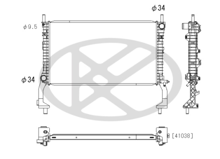Radiator motor potrivit FORD USA MUSTANG 2.3 12.14- [1]
