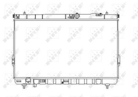 Radiator motor potrivit HYUNDAI SANTA FÉ I, SANTA FÉ I/SUV 2.0D 2001-2006 [1]
