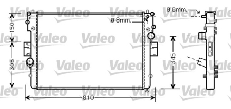 Radiator apa - Radiator motor potrivit IVECO DAILY III, DAILY IV, DAILY V 2.3D/3.0CNG/3.0D 07.99-02.14