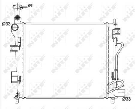 Radiator motor potrivit KIA PICANTO II 1.2 09.11-03.17 [2]