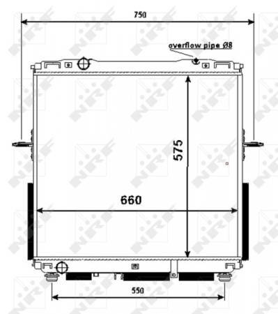 Radiator apa - Radiator motor potrivit KIA SORENTO I 2.4