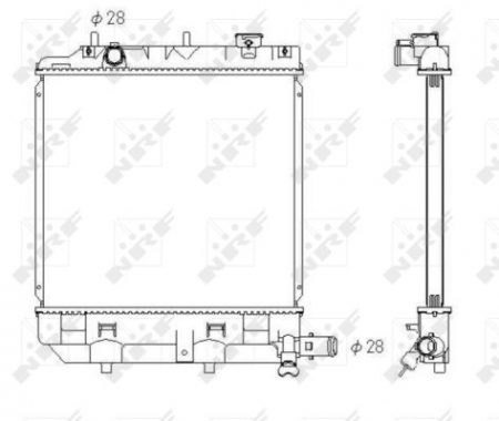 Radiator motor potrivit MAZDA DEMIO 1.3/1.5 [2]