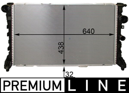 Radiator motor potrivit MERCEDES C (C204), C T-MODEL (S204), C (W204), CLS (C218), CLS SHOOTING BRAKE (X218), E T-MODEL (S212), E (W212), SL (R231), SLK (R172), SLS AMG (C197) 5.5-6.3 dupa 2008 [1]