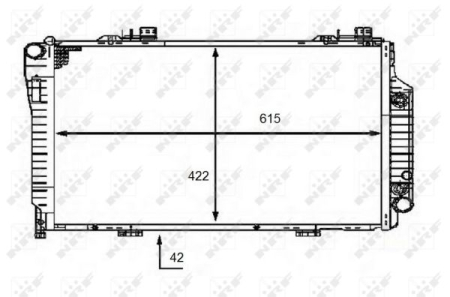 Radiator motor potrivit MERCEDES C T-MODEL (S202), C (W202) 2.2D 09.97-03.01 [1]