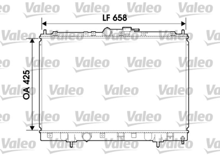 Radiator apa - Radiator motor potrivit MITSUBISHI PAJERO PININ I 1.8/2.0