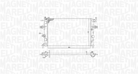 Radiator motor potrivit OPEL ASTRA G 1.6/1.8 [1]