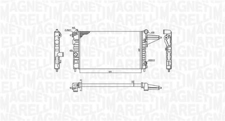 Radiator motor potrivit OPEL VECTRA A 1.4/1.6 [0]