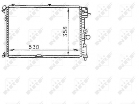 Radiator motor potrivit OPEL VECTRA A 1.7D [2]