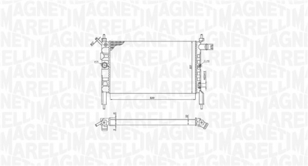Radiator motor potrivit PEUGEOT 206, 206+ 1.4-2.0D [1]