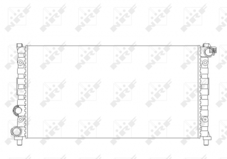 Radiator motor potrivit SEAT IBIZA I, MALAGA, RONDA 1.2-1.7D [2]
