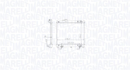 Radiator apa - Radiator motor potrivit SUZUKI VITARA 1.6/2.0D 1988-1999