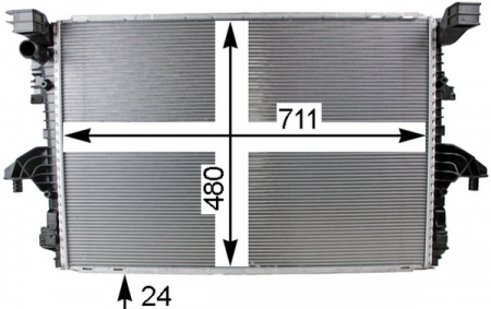 Radiator motor potrivit VW CALIFORNIA T6 CAMPER, MULTIVAN T6, TRANSPORTER T6, TRANSPORTER T6 / CARAVELLE T6 2.0D [1]