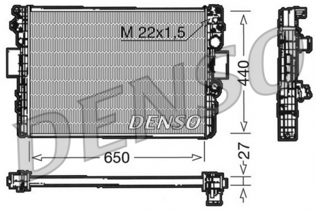 Radiator racire motor potrivit HONDA CR-V III 2.2D dupa 2007 (automat/manual) [2]