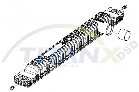 Radiator racire motor (cu rama) potrivit BOVA FUTURA, MAGIQ; IRISBUS ARWAY F2BE3681B-XE315C 10.99- [1]