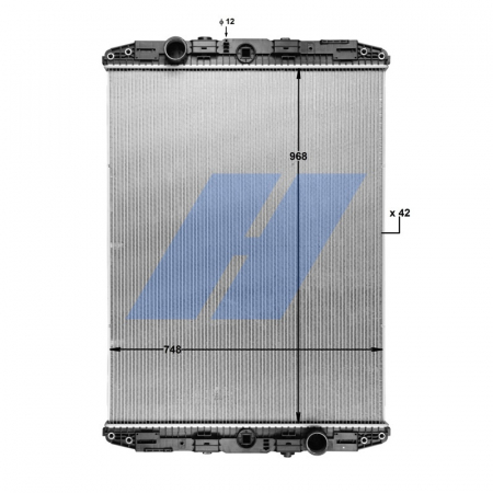Radiator racire motor (fara rama) potrivit DAF 95, 95 XF, SB, XF 95 6BT5.9-XF315M 01.74- [2]
