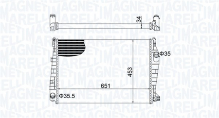 Radiator apa - Radiator racire motor potrivit ALFA ROMEO 159, BRERA, SPIDER 1.8-3.2