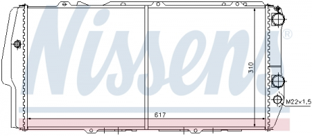 Radiator racire motor potrivit AUDI 100 C3, 200 C3 1.8-2.3 [0]