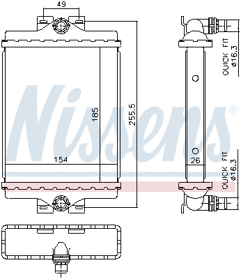 Radiator apa - Radiator racire motor potrivit BMW Seria 1 (F20), 1 (F21), 2 (F22, F87), 2 (F23), 3 (F30, F80), 3 (F31), 3 GRAN TURISMO (F34), 4 (F32, F82), 4 (F33, F83), 4 GRAN COUPE (F36) 1.5-3.0D dupa 2013