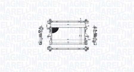 Radiator apa - Radiator racire motor potrivit FIAT DUCATO 2.0D dupa 2011